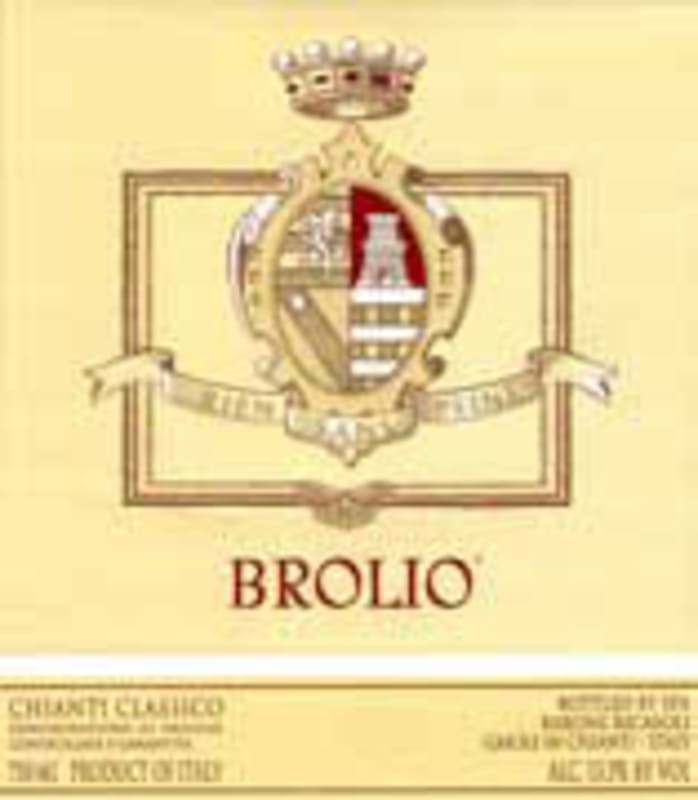 Barone Ricasoli Brolio Chianti Classico (half-bottle) 2002 Front Label
