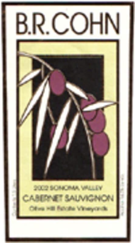 B.R. Cohn Olive Hill Estate Cabernet Sauvignon 2002 Front Label