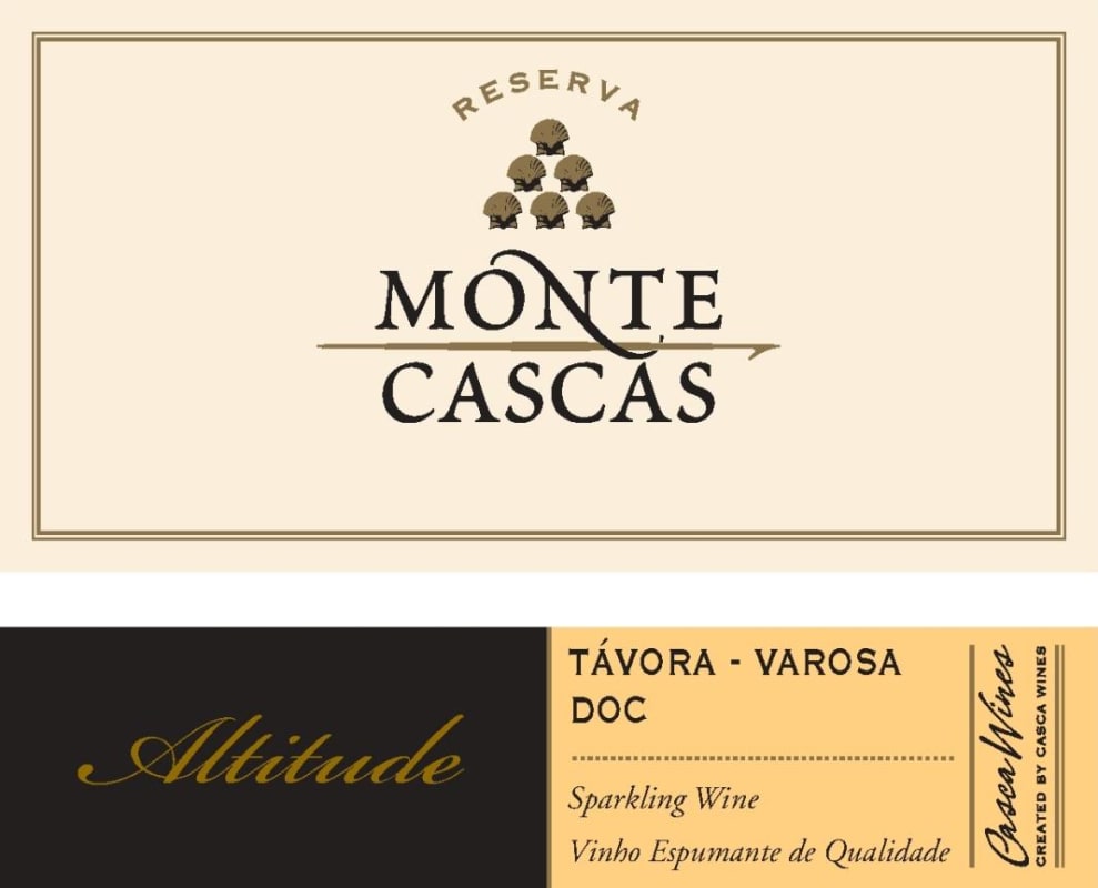 Monte Cascas Tavora-Varosa Espumante Reserva Bruto 2014 Front Label