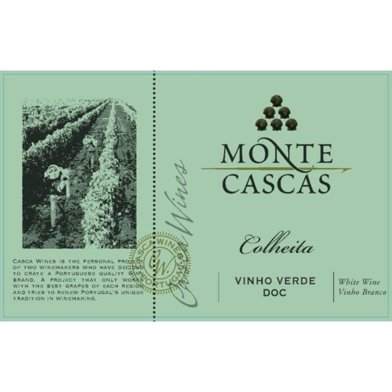 Monte Cascas Vinho Verde Monte Cascas Colheita 2014 Front Label