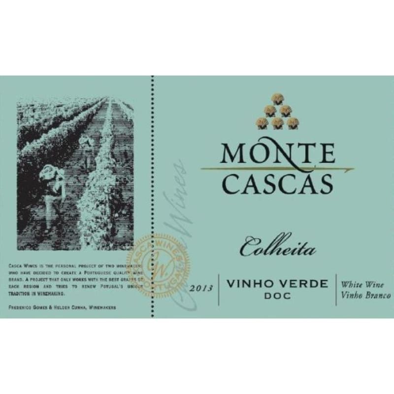 Monte Cascas Vinho Verde Monte Cascas Colheita 2013 Front Label