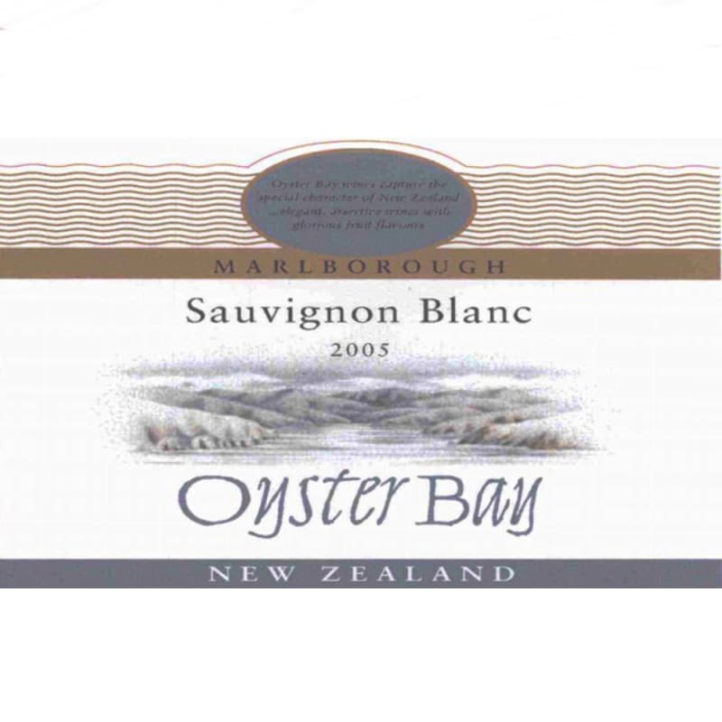 Oyster Bay Marlborough Sauvignon Blanc 2005 Front Label