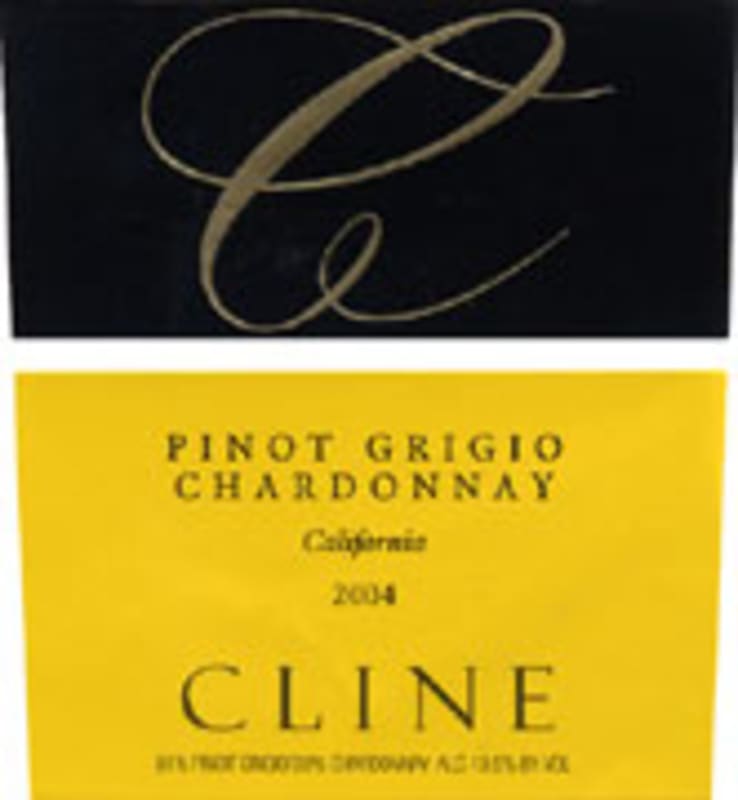 Cline Pinot Grigio-Chardonnay 2004 Front Label