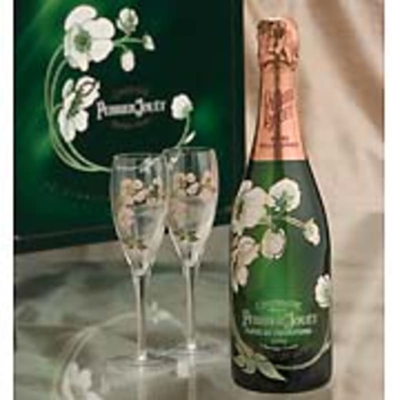Perrier-Jouet Belle Epoque Glass Set 1998 Front Label