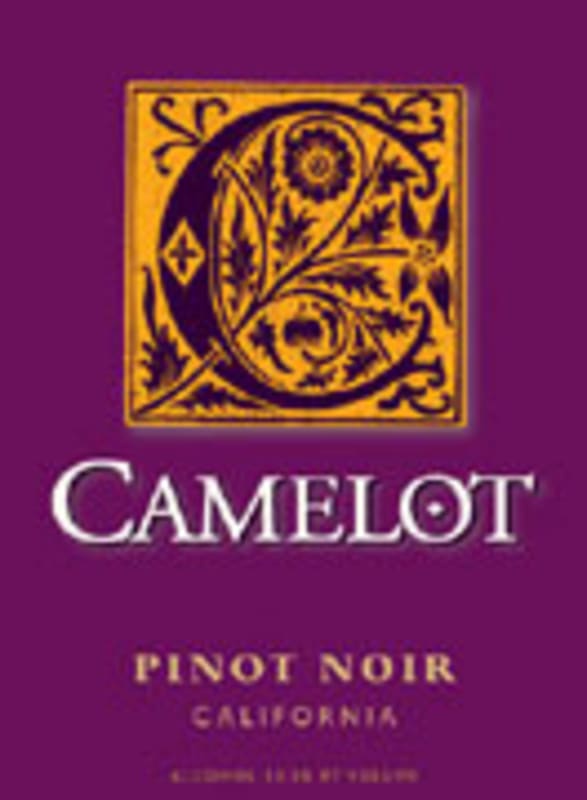 Camelot Pinot Noir 2004 Front Label