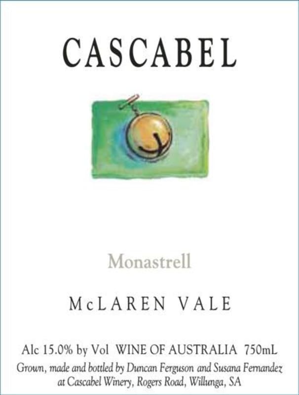 Cascabel Monastrell 2008 Front Label