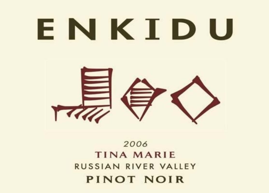 Enkidu Tina Marie Pinot Noir 2006 Front Label
