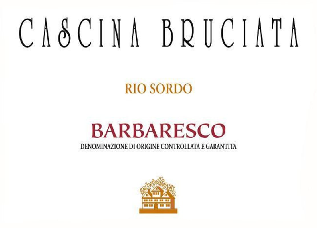 Cascina Bruciata Rio Sordo Barbaresco 2010 Front Label