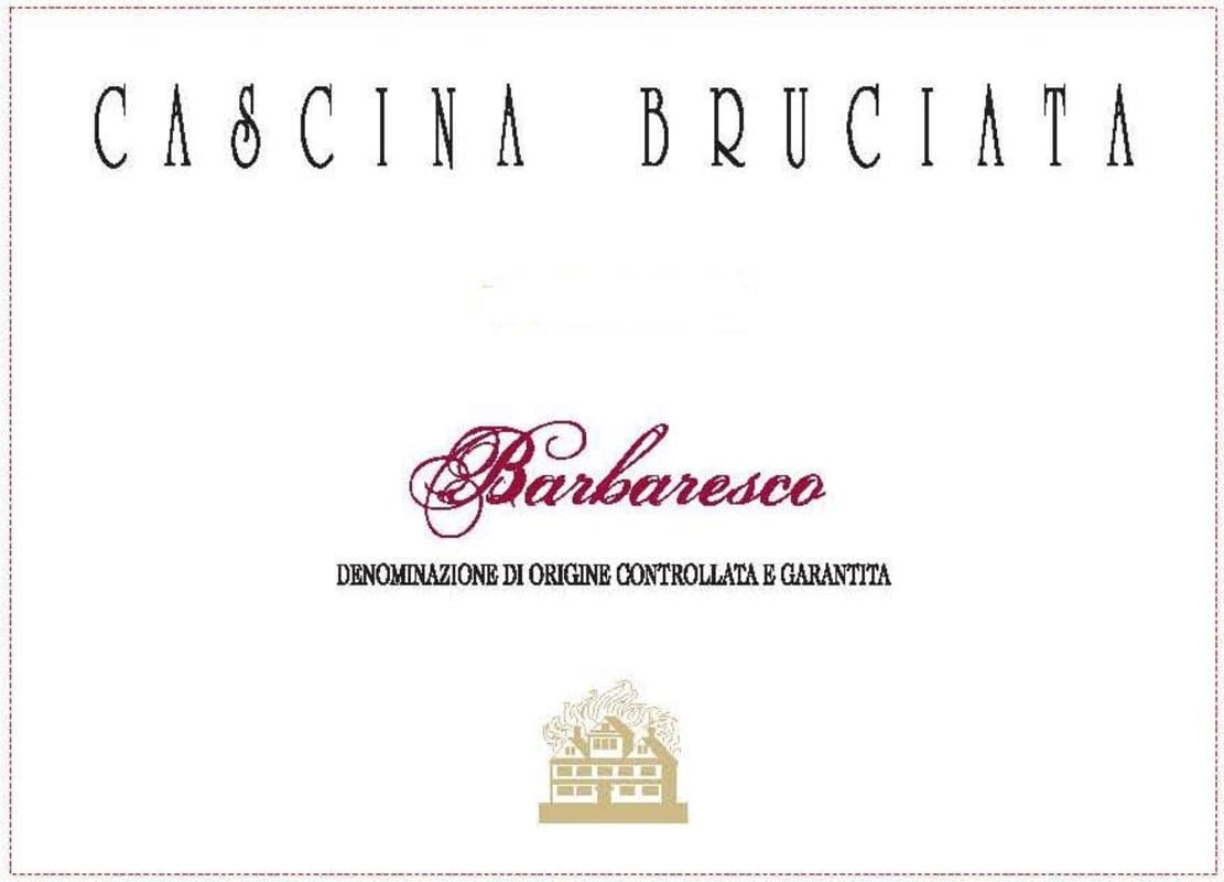 Cascina Bruciata Barbaresco 2005 Front Label