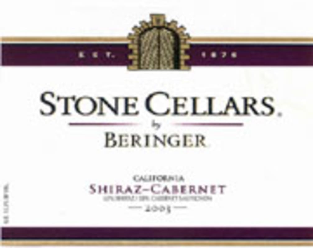 Stone Cellars Cabernet-Shiraz 2003 Front Label