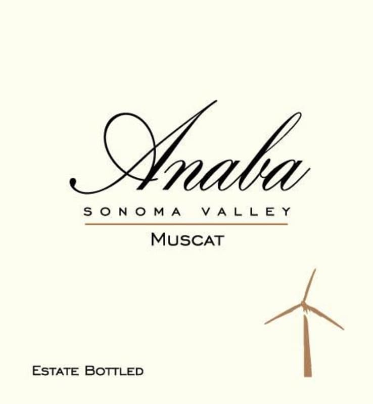 Anaba Muscat 2014 Front Label