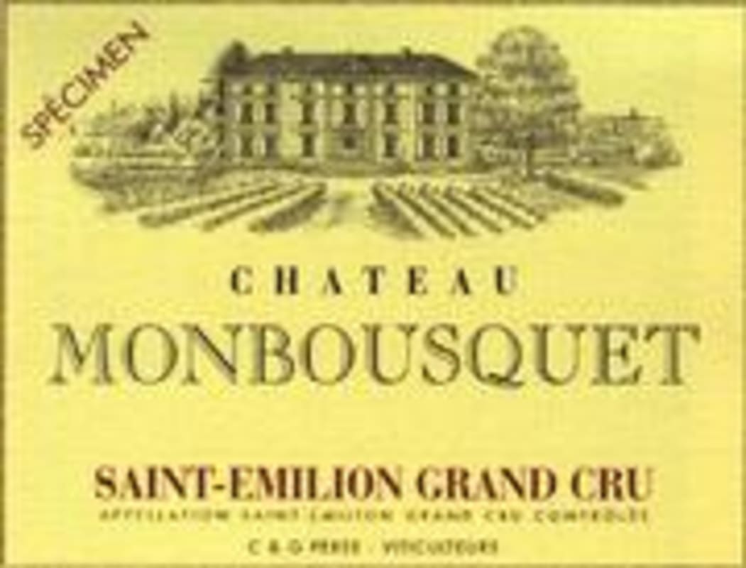 Chateau Monbousquet 1996 Front Label