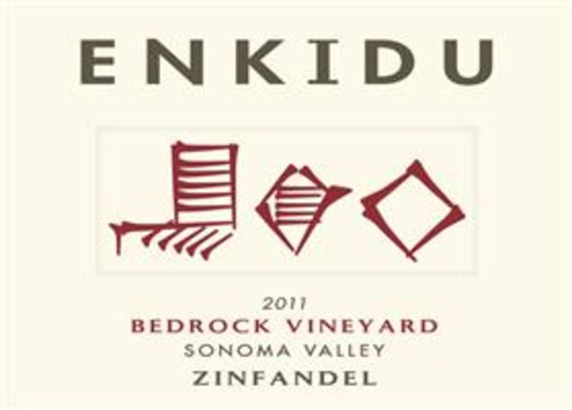 Enkidu Bedrock Vineyard Zinfandel 2011 Front Label