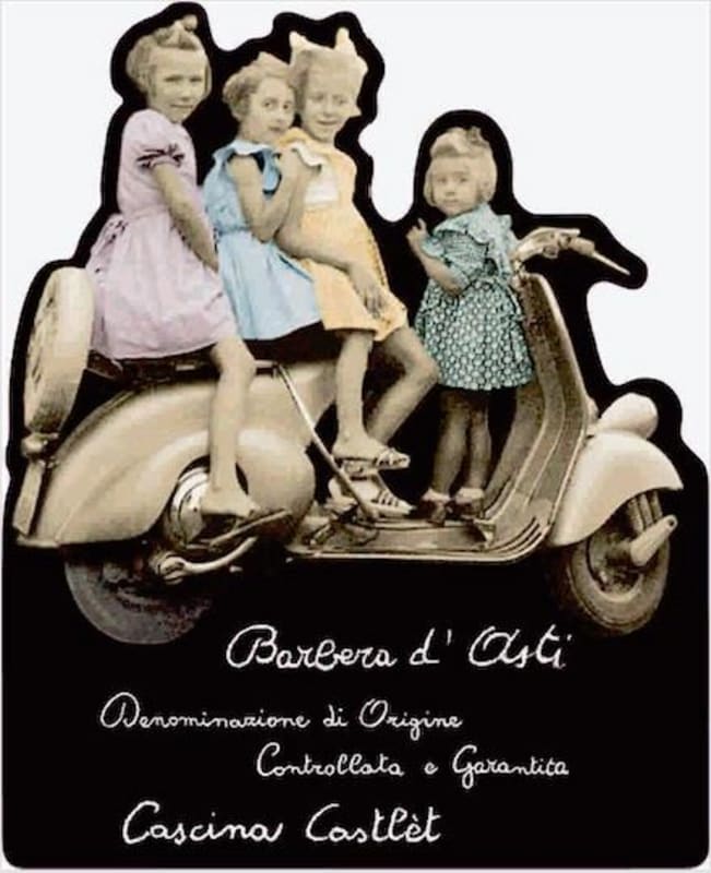 Cascina Castlet Vespa Barbera d'Asti 2013 Front Label