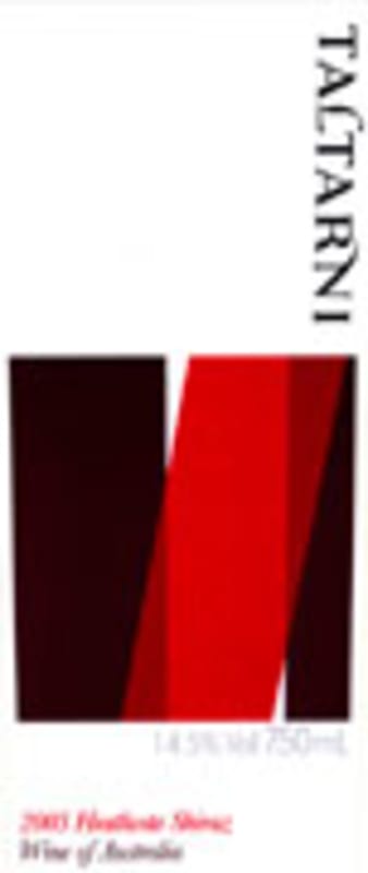 Taltarni Heathcote Shiraz 2003 Front Label