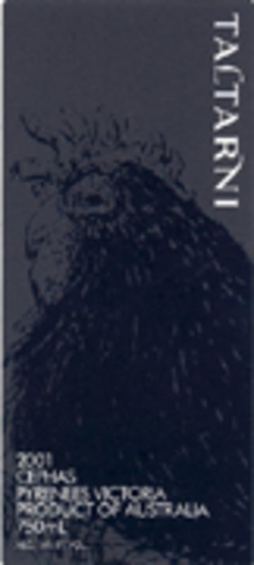 Taltarni Cephas 2001 Front Label