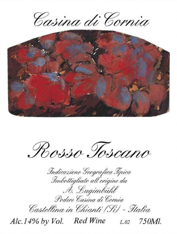 Cascina di Cornia Rosso Toscano 2013 Front Label