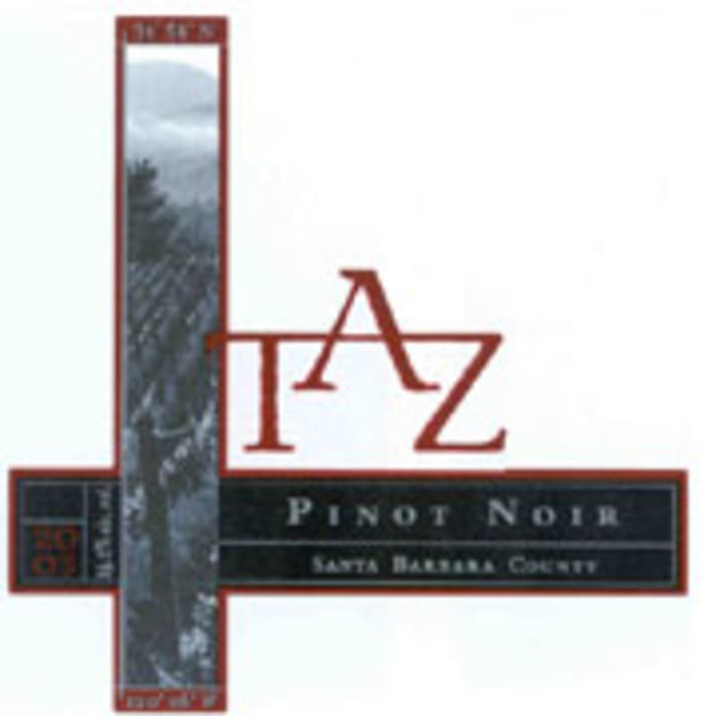 TAZ Santa Barbara County Pinot Noir 2003 Front Label
