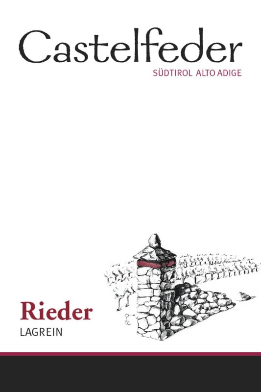 Castelfeder Rieder Lagrein 2015 Front Label