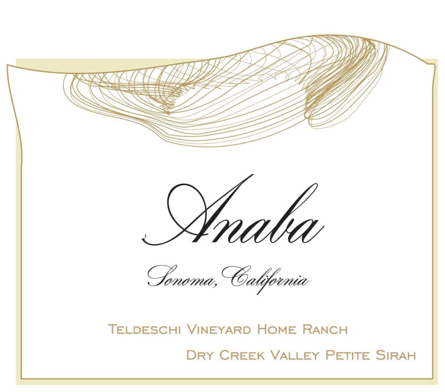 Anaba Teldeschi Vineyard Petite Sirah 2013 Front Label