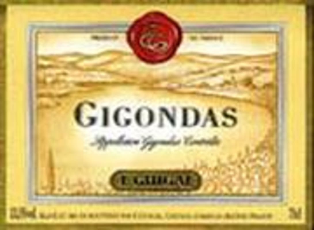 E. Guigal Gigondas Rouge 1996 Front Label