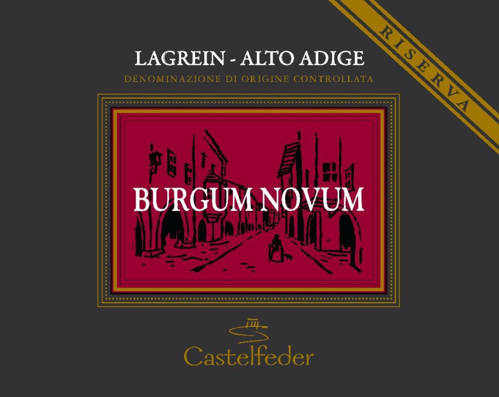 Castelfeder Alto Adige Burgum Novum Riserva Lagrein 2011 Front Label
