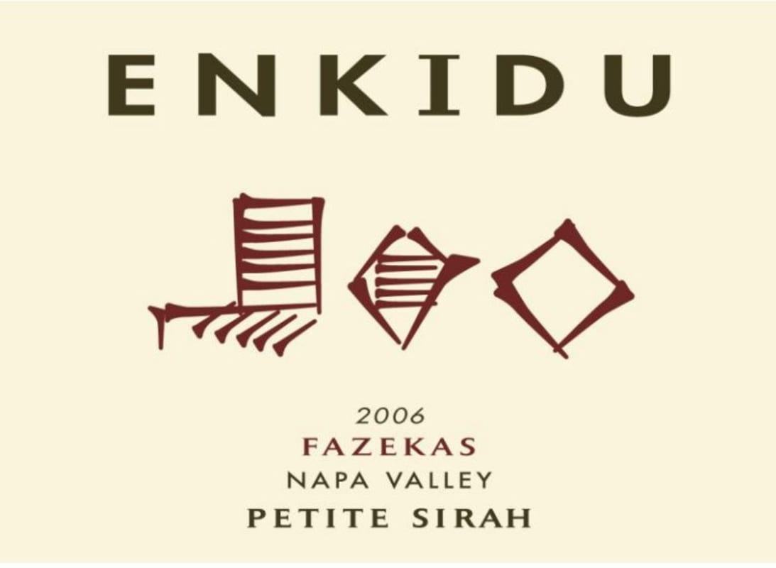 Enkidu Fazekas Vineyard Petite Sirah 2006 Front Label