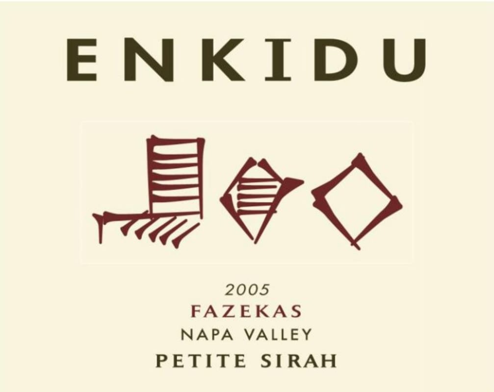 Enkidu Fazekas Vineyard Petite Sirah 2005 Front Label
