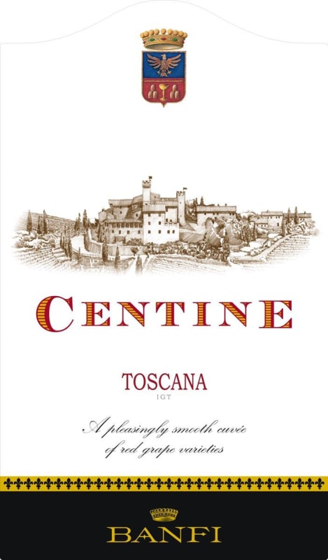 Banfi Centine Rose Toscana 2014 Front Label