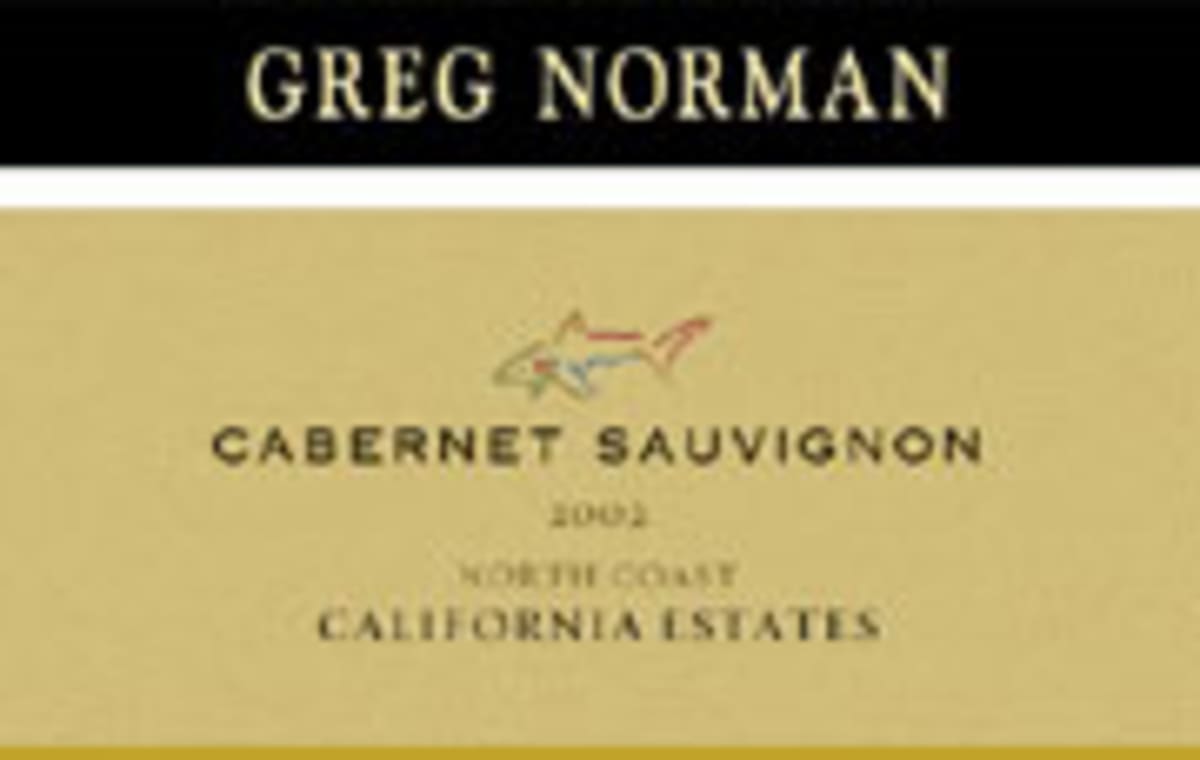 Greg Norman Estates California Estates Cabernet Sauvignon 2002 Front Label