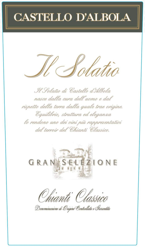 Castello di Albola Il Solatio Chianti Classico Gran Selezione 2012 Front Label