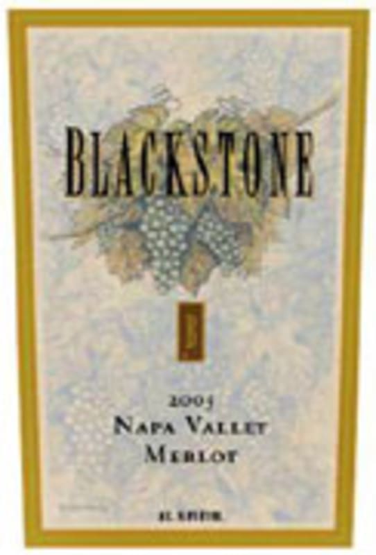 Blackstone Napa Merlot 2003 Front Label