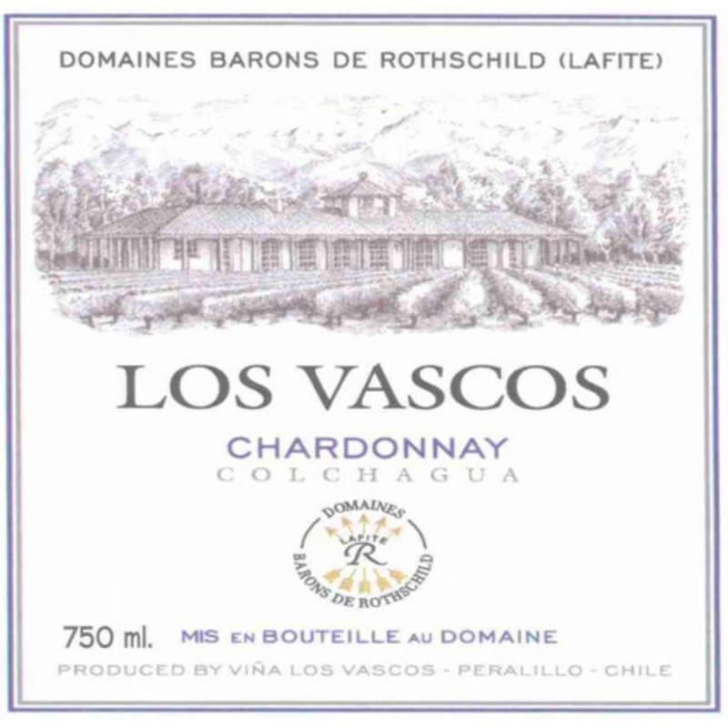 Los Vascos Chardonnay 2005 Front Label