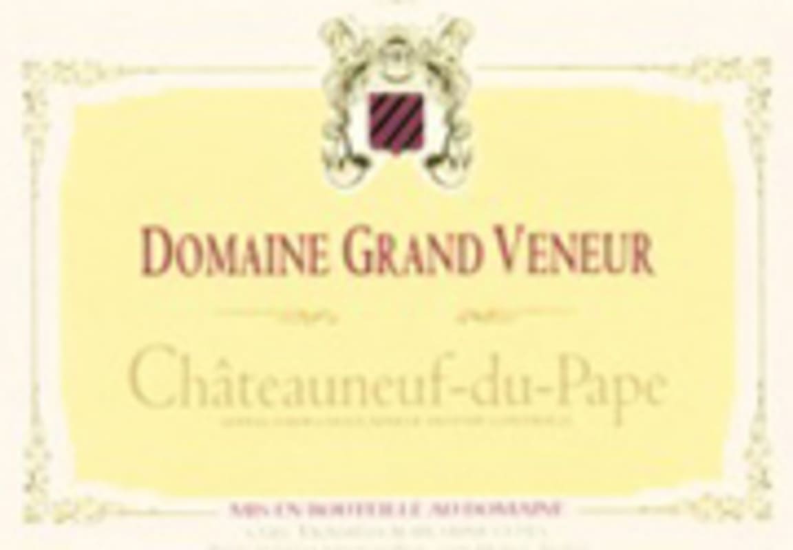 Domaine Grand Veneur Chateauneuf-du-Pape 2003 Front Label