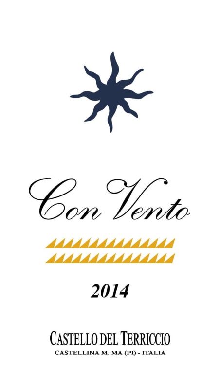 Castello del Terriccio Con Vento Sauvignon Blanc 2014 Front Label