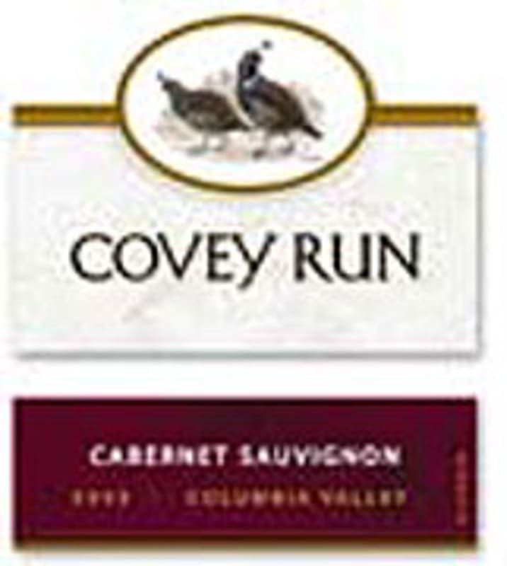Covey Run Cabernet Sauvignon 2003 Front Label