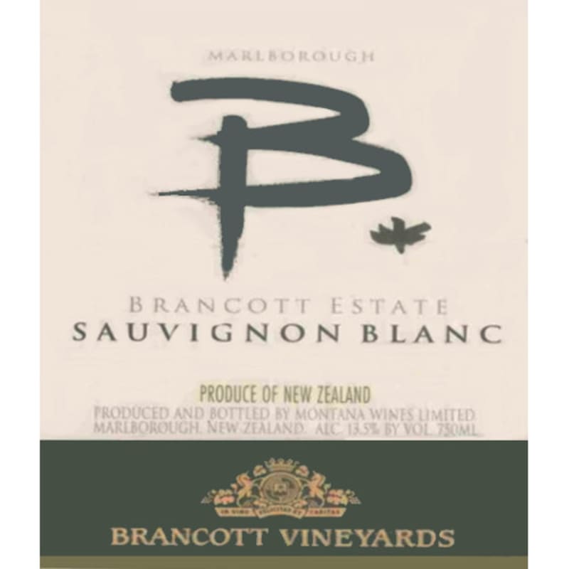 Brancott Sauvignon Blanc 2005 Front Label