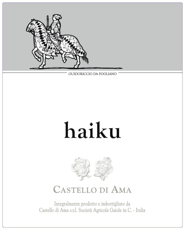 Castello di Ama Haiku 2011 Front Label