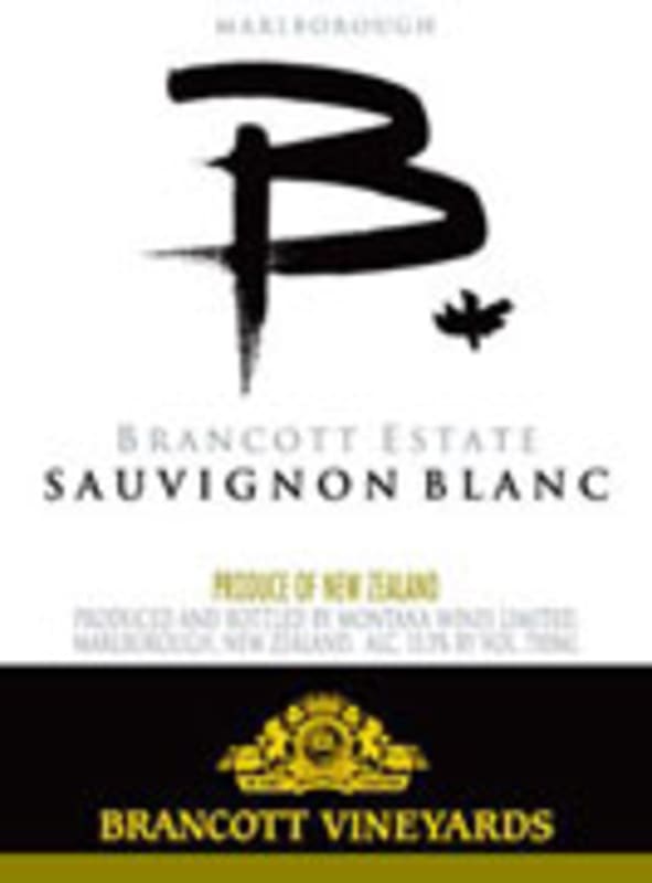 Brancott Estate B Sauvignon Blanc 2003 Front Label