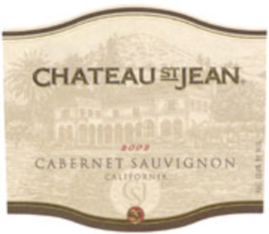 Chateau St. Jean Cabernet Sauvignon 2002 Front Label