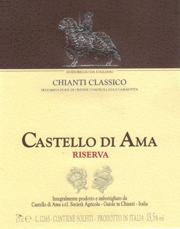 Castello di Ama Chianti Classico Riserva 2010 Front Label