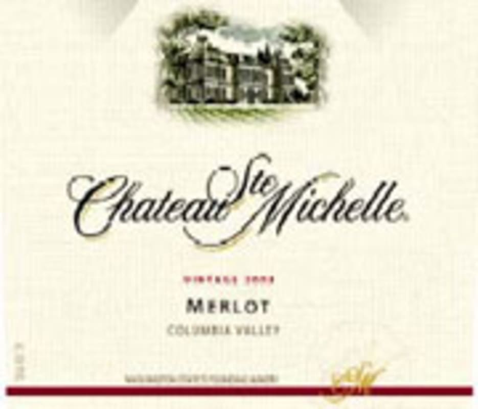Chateau Ste. Michelle Columbia Valley Merlot 2003 Front Label
