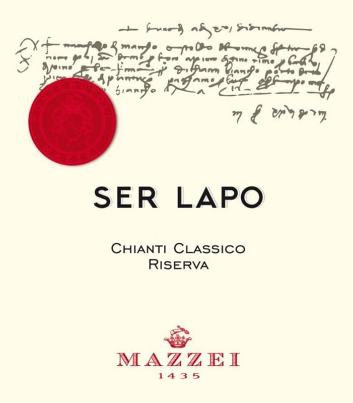 Mazzei Chianti Classico Riserva Ser Lapo 2008 Front Label