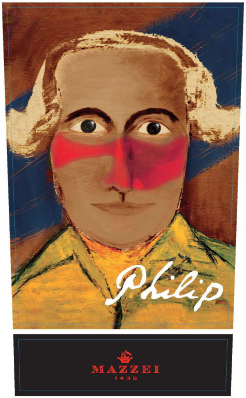 Mazzei Philip Rosso 2010 Front Label