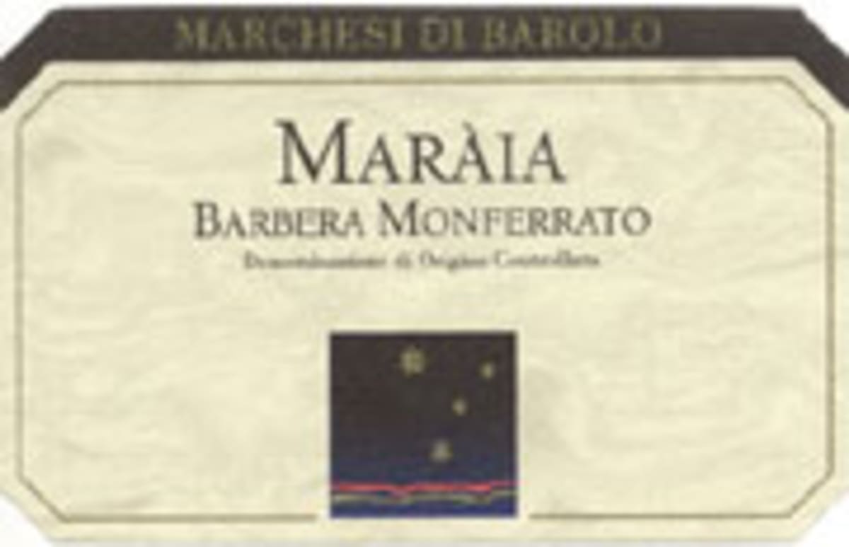 Marchesi di Barolo Maraia Barbera di Monferrato 2003 Front Label