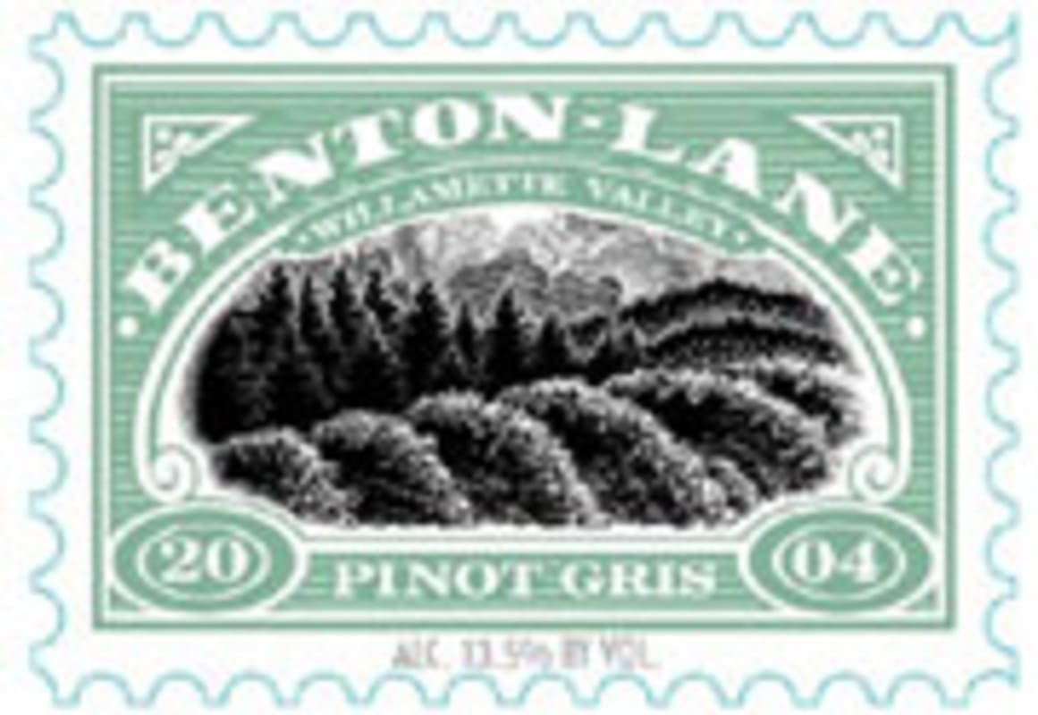 Benton Lane Pinot Gris 2004 Front Label