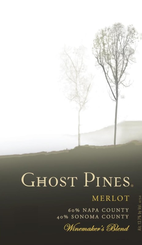 Ghost Pines Winemaker's Blend Merlot 2006 Front Label