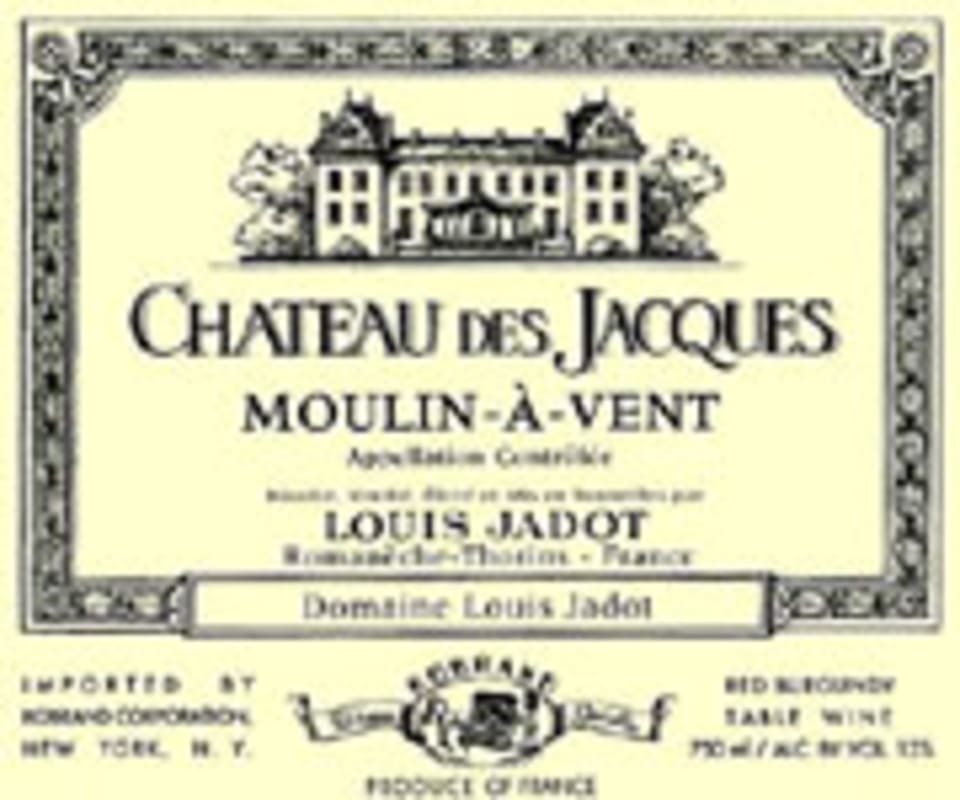 Chateau des Jacques Moulin-a-Vent 2003 Front Label