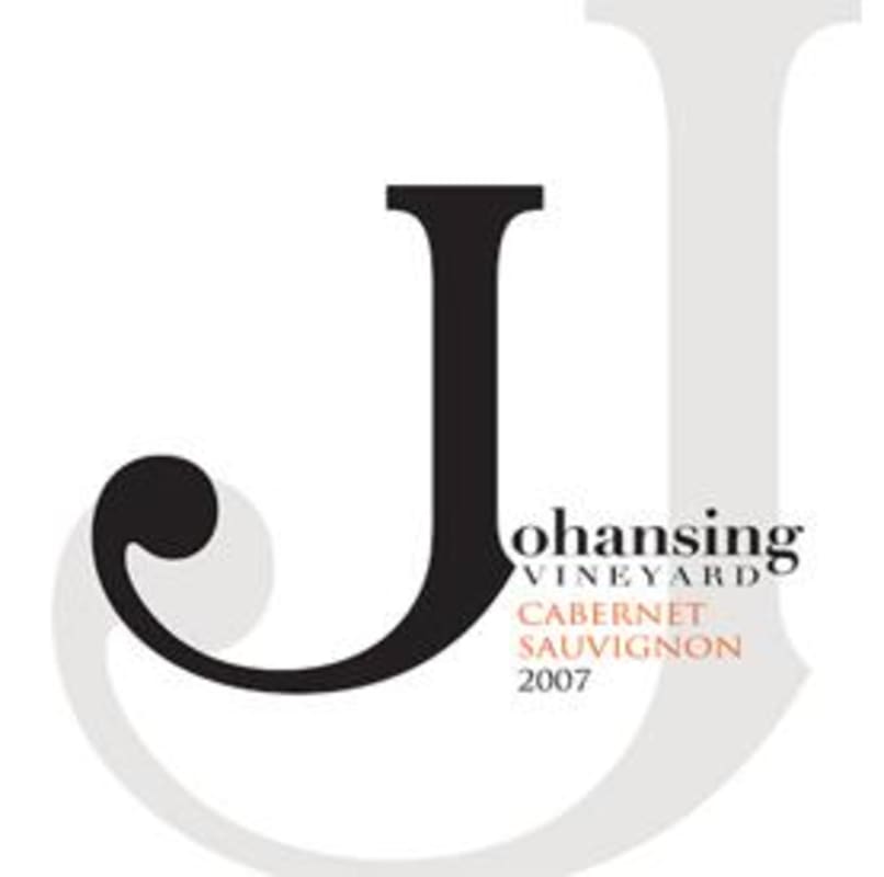 Johansing Vineyards Cabernet Sauvignon 2007 Front Label