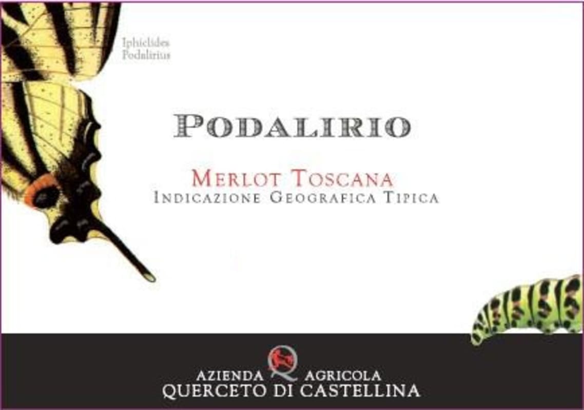 Castello di Querceto Podalirio Merlot 2010 Front Label